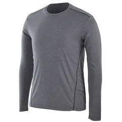 BAUER Team LS Tech Tee Vapor - grau - Sr. | XS
