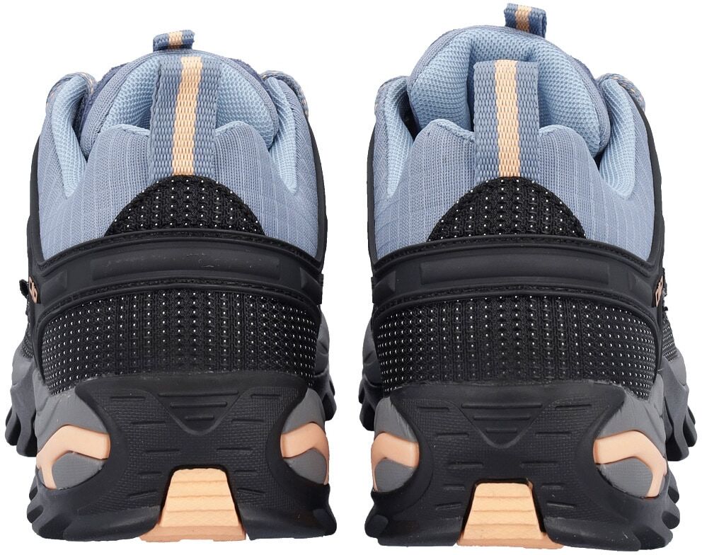 Wanderschuh CMP "Rigel Low", Damen, Gr. 37, blau (hellblau, schwarz), Obermaterial: 100% Nylon NY., Schuhe Wanderschuh