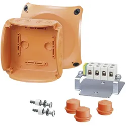 Hensel, Abzweigdose, HEN FK 0606 Kabelabzweigkasten mit Funktionserhalt, 1,5-6 qmm, 5polig, Thermopla