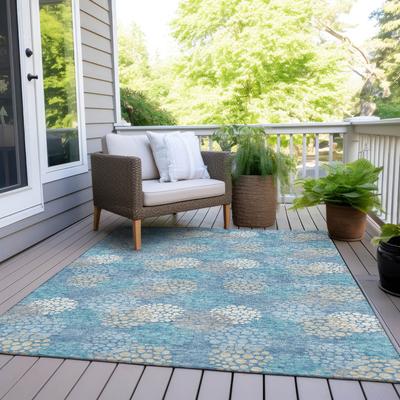 Addison Rugs Machine Washable Indoor/ Outdoor Chantille Modern Bubbles Rug
