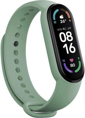 Uplifted Goods Silicone Sport Watch Band light Green mi Band 5 And 6