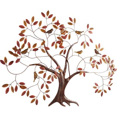 Wanddekoobjekt OTTO HOME "Baum, 121x87cm", braun, B:121cm H:87cm T:9cm, Metall, Wanddekoobjekte, große Wanddeko, Wanddekoration, aus Metall, Wohnzimmer