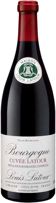 Louis Latour Bourgogne Rouge Cuvée Latour 2023 - Vino tinto francés de calidad con graduación de 13,00%