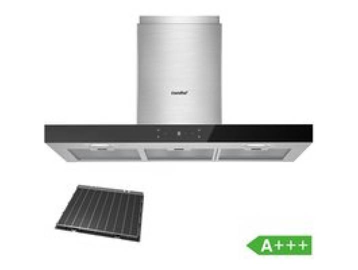 Hotte Aspirante Tactile 90cm Comfee - Classe A+++ - 650 m³/h - 4 Vitesse - Filtre à Charbon - LED Affichage - En Inox Noir