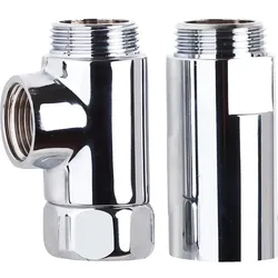 SCHELL T-und Distanzstück mit Überwurfmutter 3/4'' chrom
