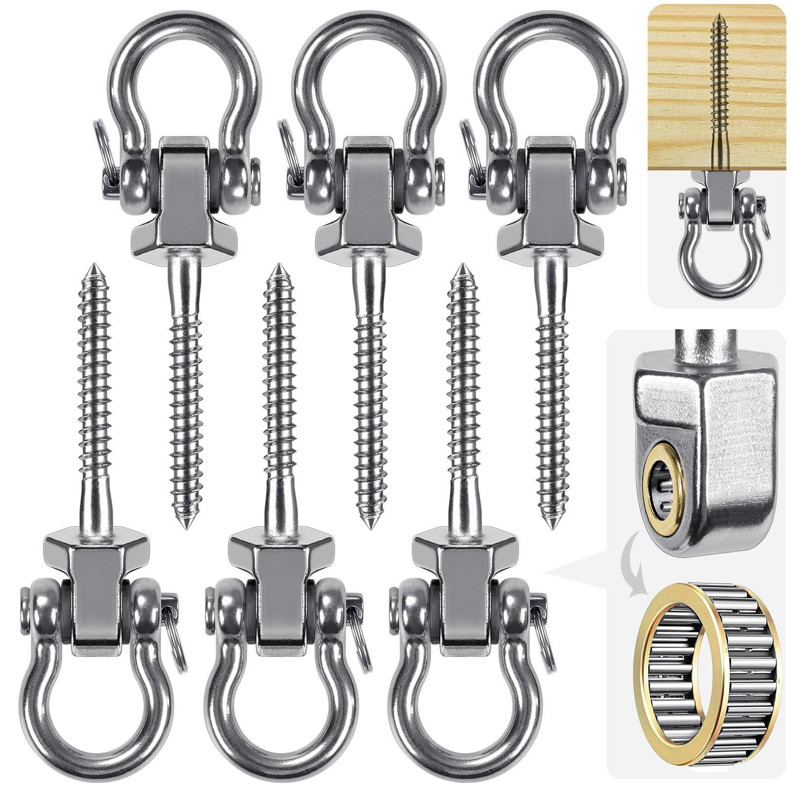 Set van 6 zware schokdempers met lagers