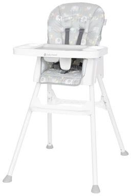 Baby Trend Adapt PLUS 6-in-1 EZ Clean High Chair to Toddler Chair, Two of a Kind Grey
