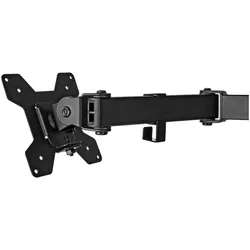 Nedis Schreibtisch Monitorhalterung 1 Bildschirm(e) 15 - 32 " 75x75 / 100x100 Vollbeweglich (Tisch, 32", 8 kg), Monitor Halterung, Schwarz