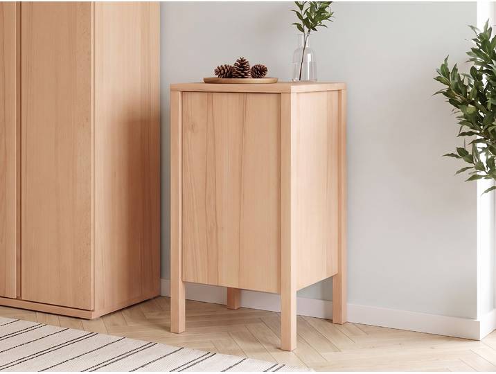 Kommode Kernbuche „Gustav“ 50 cm mit Türe Massivholz Buche