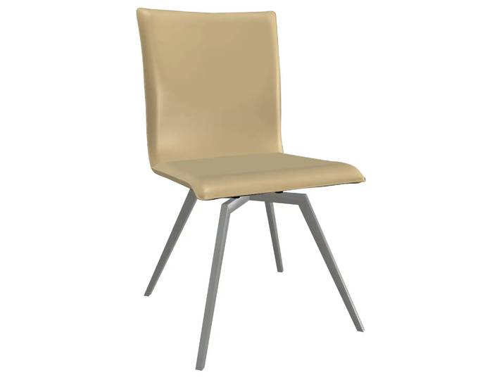 Stuhl Damian Trendstühle / Farbe: Beige / Material: Kunstleder