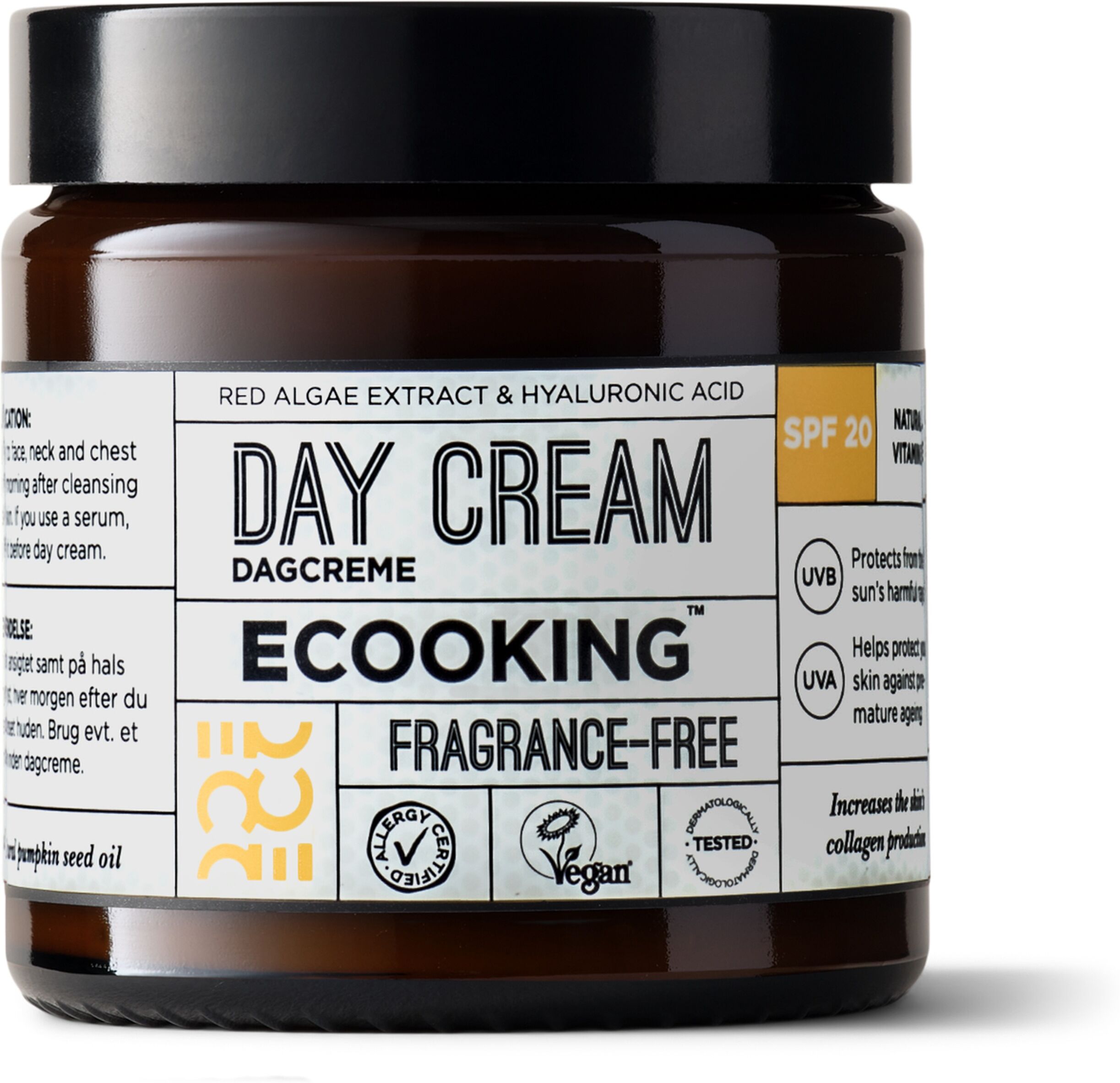 ECOOKING Day Cream SPF20 Fragrance-Free 100 ml
