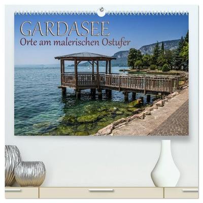 GARDASEE Orte am malerischen Ostufer (hochwertiger Premium Wandkalender 2027 DIN A2 quer), Kunstdruck in Hochglanz