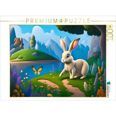 CALVENDO Puzzle Der Osterhase | 1000 Teile Lege-Größe 64x48cm Foto-Puzzle für glückliche Stunden