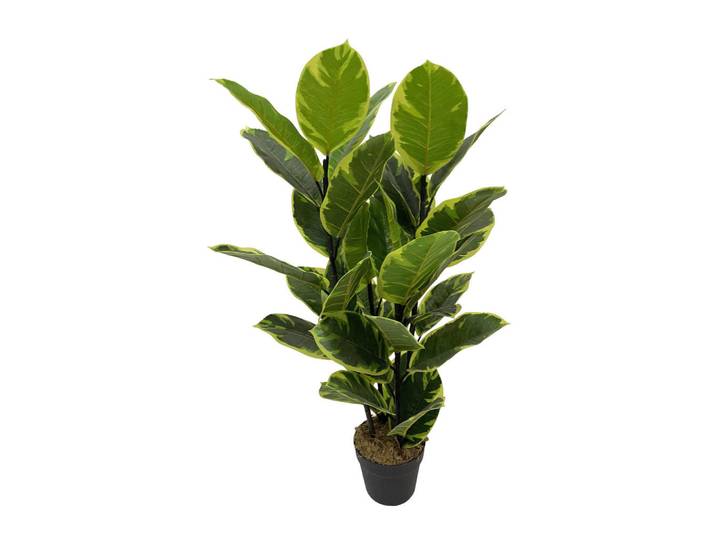 Kunstpflanze Indischer Feigenbaum 90 cm, Grün, Kunststoff, 90 cm, Dekoration, Blumen & Blumentöpfe, Kunstpflanzen