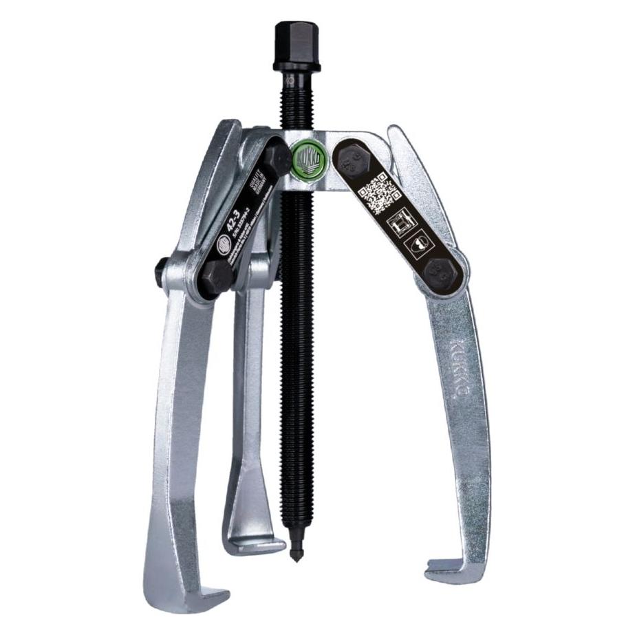 Kukko Abzieher Serie 42 3-armige Außenspannung b.90mm Spannung d.120mm mechanische Spindel schwenkbar (42-3)