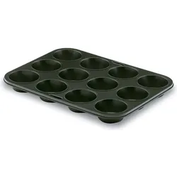 Lacor Muffin Backform für 12 Stück, Backform, Schwarz