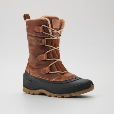 Winterstiefel KAMIK "SNOWGEM2", Damen, Gr. 38, gefüttert wärmend, braun, Leder, Schuhe Winterstiefel, Snowboots,Winterboots,gefüttert,wasserdicht