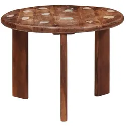 vidaXL, Couchtisch + Beistelltisch, Gadora (Massives Altholz) (54 x 40 cm)