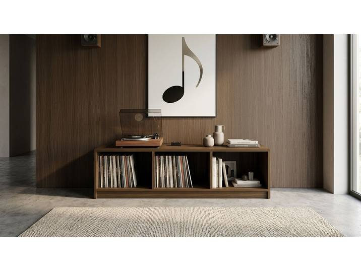 Hifi Rack Holz Nussbaum (amerika­nisch) Natur geölt