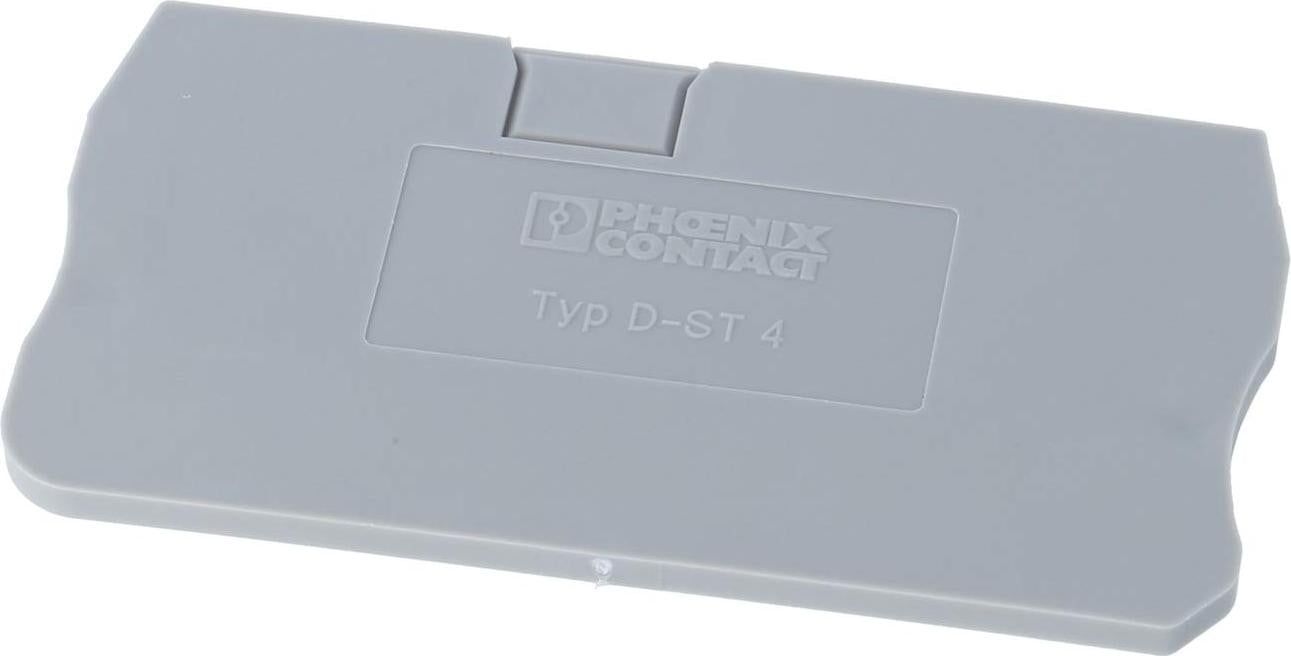 Phoenix Contact afdekplaat D-ST 4 grijs voor doorgaande klem ST 4