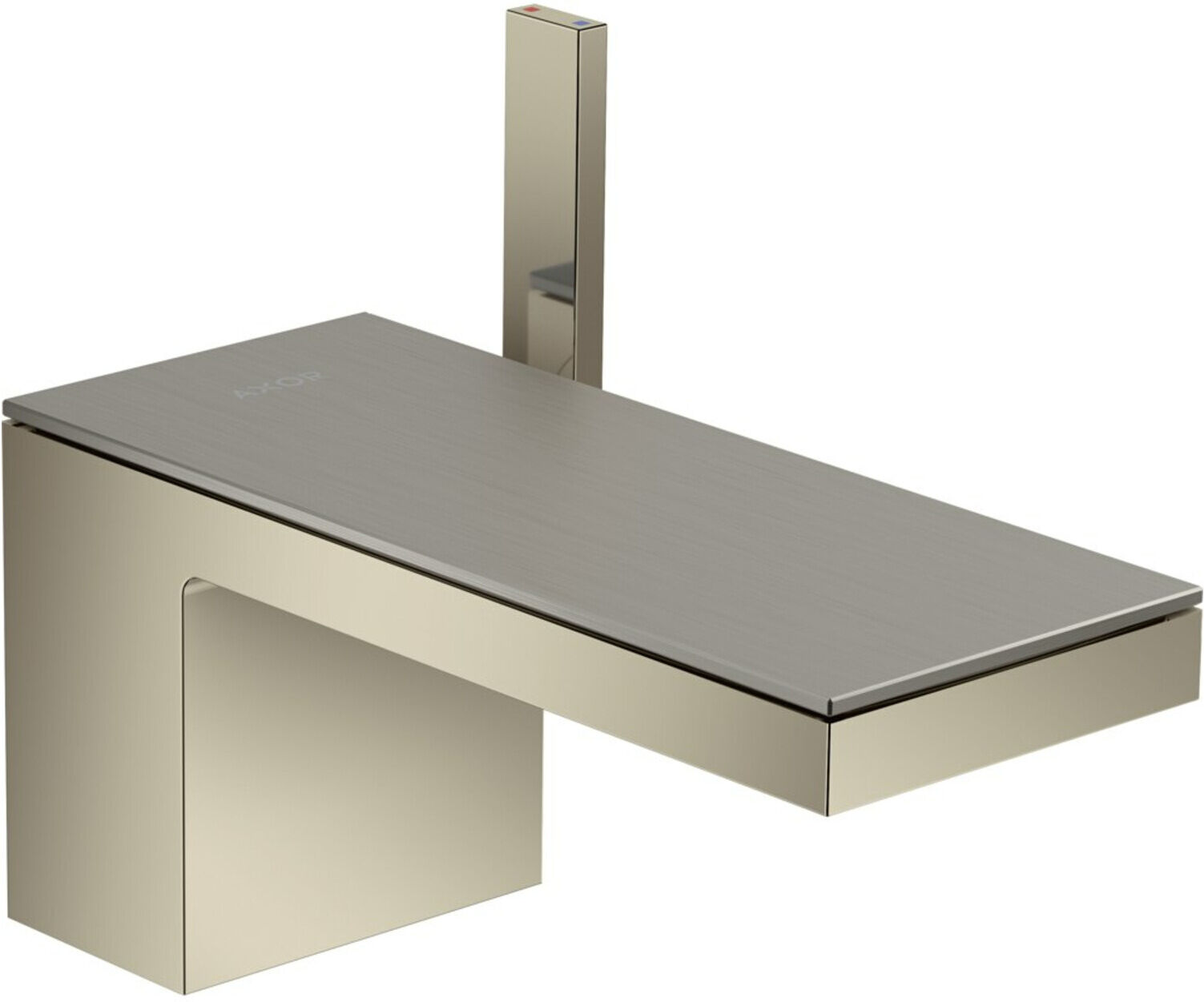 Hansgrohe Platte Axor MyEdition 200x82mm, Edelstahl-Optik, Metall (47903800)
