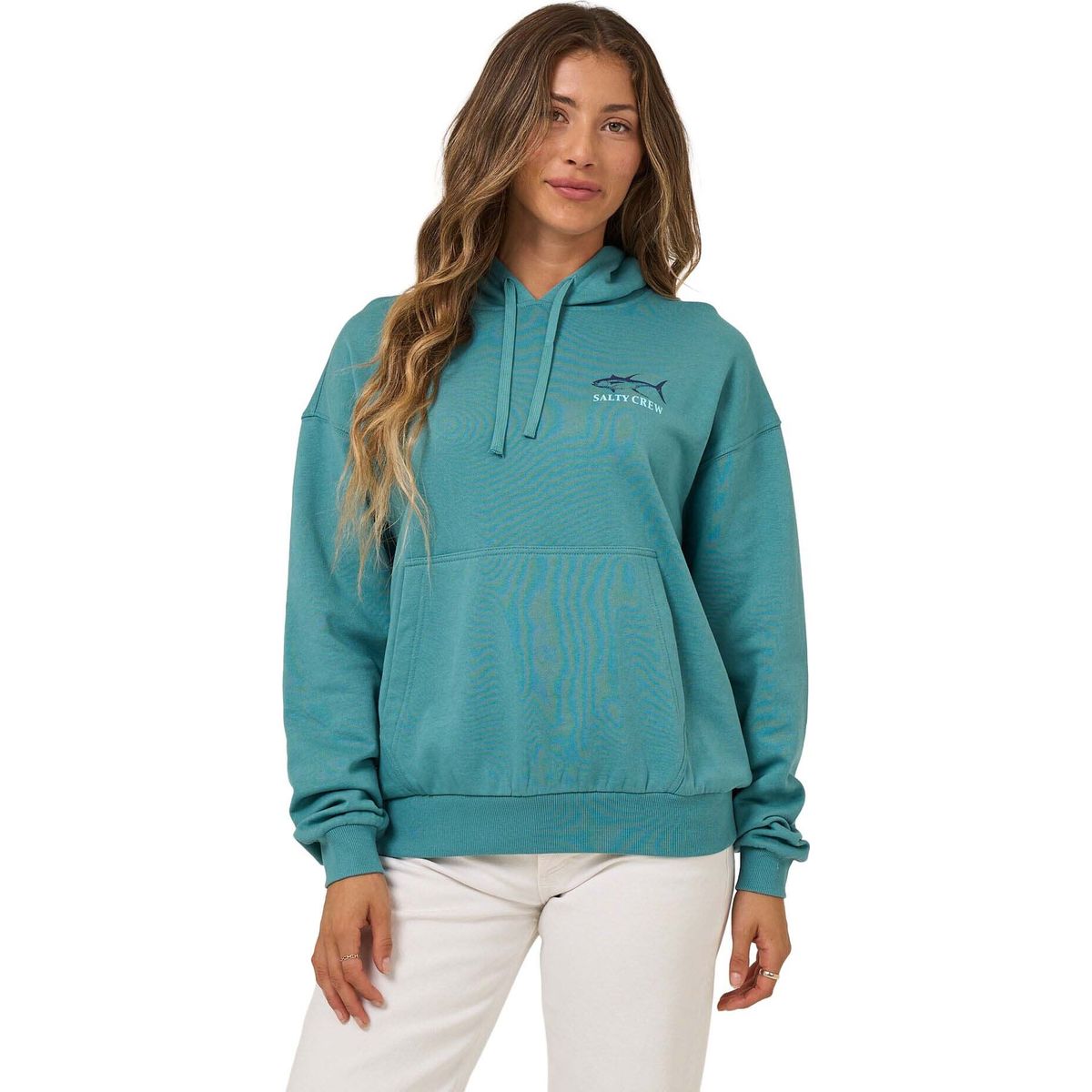 Salty Crew Overlay Hoodie teal (TEAL) S 20335509W-TEAL-S