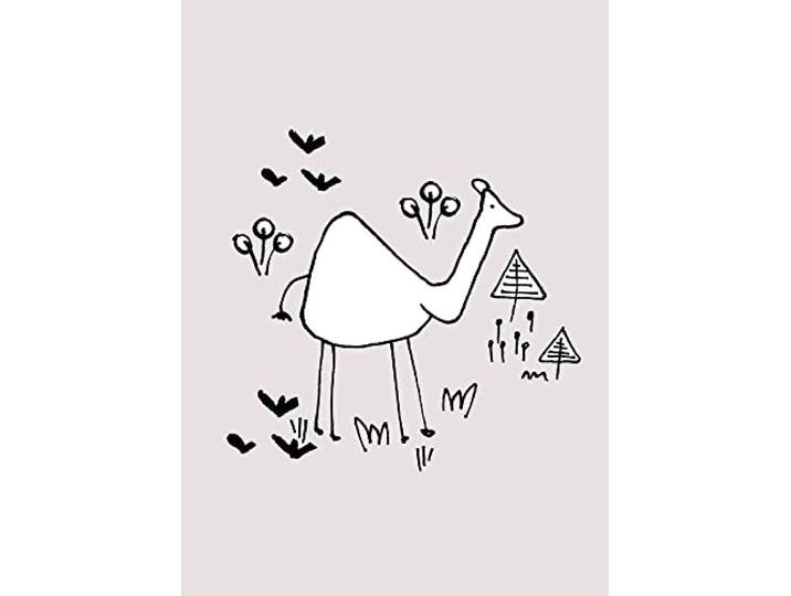Komar Skribble Camel - Größe: 50 x 70 cm, Wandbild, Poster, Kunstdruck (ohne Rahmen), PURE Boutique
