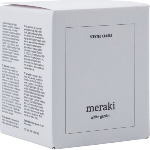 Meraki Duftlys, White Garden, Stor