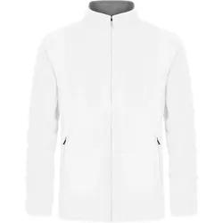 Promodoro Herren Double Fleece Jacke Fleece-Jacke 7961 white/new light grey (solid) 3XL