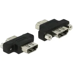 DELOCK HDMI Adapter A -> A Bu/Bu verschraubbar