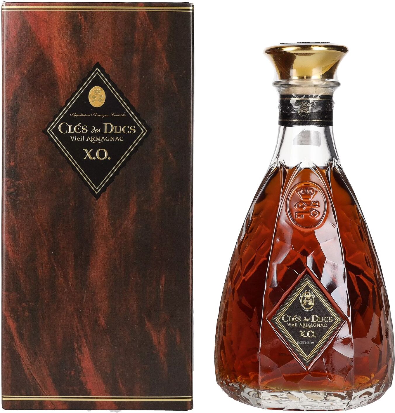 Clés des Ducs Vieil Armagnac X.O. 40% Vol. 0,7l in Geschenkbox