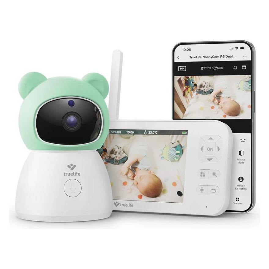 Truelife NannyCam R6 Dual Smart (Babyphone mit Kamera) (TLVMMNCR6DSWA)