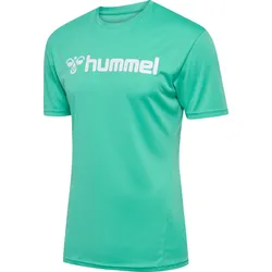 HUMMEL hmlLOGO JERSEY S/S atlantis L
