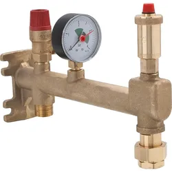 Gefäßanschlussgruppe, ZILMET, Typ SV 3/4'', ohne Isolierung, 3bar