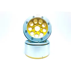 Metsafil beadlock wheels gun gold/silber 1.9 (2 st.) ohne radnabe