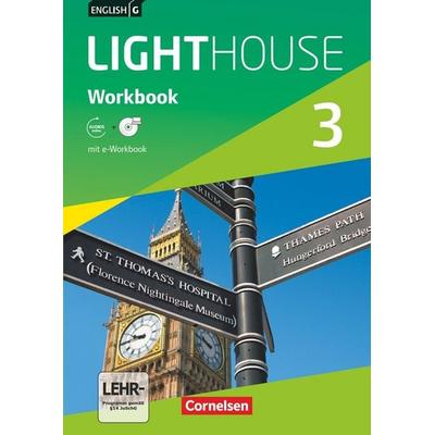 English G LIGHTHOUSE 3: 7. Schuljahr. Workbook mit CD-ROM (e-Workbook) und Audios online. Allgemeine Ausgabe, Taschenbuch von Sydney Thorne,Gwen