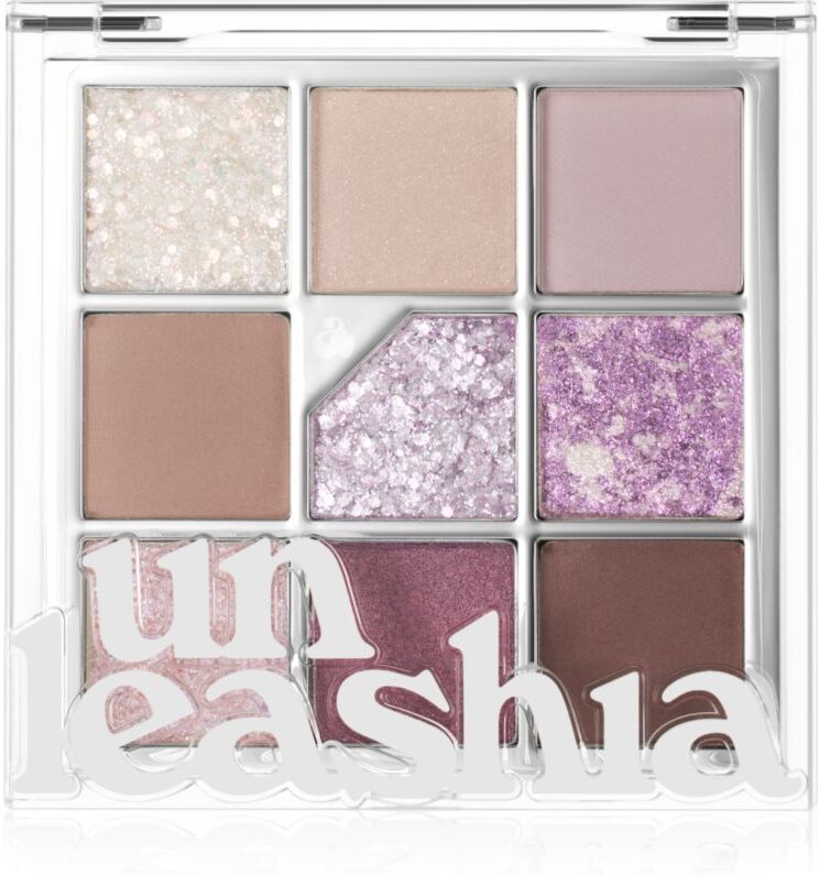 Unleashia Glitterpedia Eye Palette eyeshadow palette shade No.4 All of Lavender Fog 6.2 g