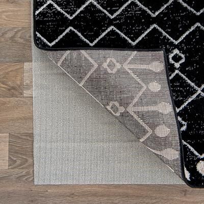 World Rug Gallery Non Slip Rug Pad for Hardwood Floors - Beige