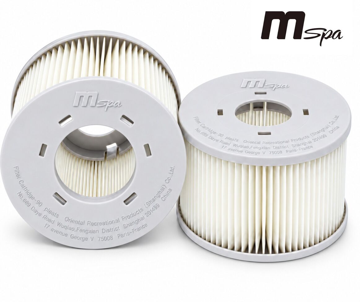 Lot de 2 filtres cartouches filtrantes originales MSpa LF90 pour spa gonflable