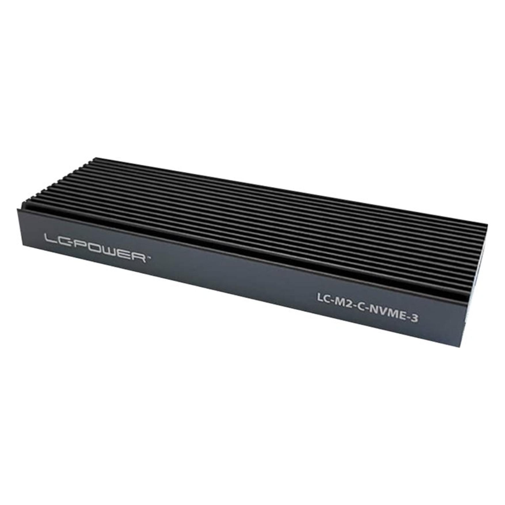 LC-Power USB3.2 LC-M2-C-NVME-3 f. M.2 SSD Laufwerks-Gehuse (M.2) (LC-M2-C-NVME-3)