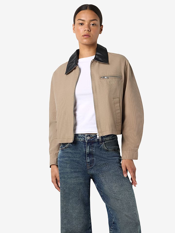 Noisy may Hemdjacke "Scotty" in Taupe - M