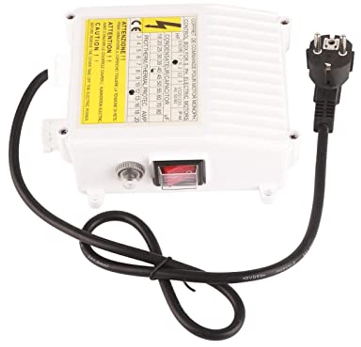 Controller voor dompelpompen met thermische beveiliging en stroomonderbreker, 1100W, 220V, EU-stekker