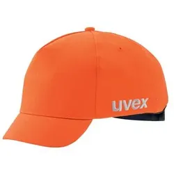 uvex u-cap sport hi-viz Anstoßkappe mit kurzem Schirm orange 55 cm - 59 cm - 9794490 - orange