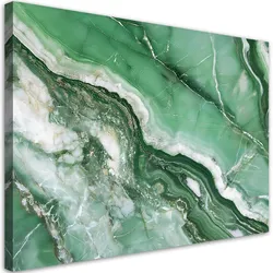 LEINWANDBILD Glamour Stil aus grünem Marmor 90x60cm