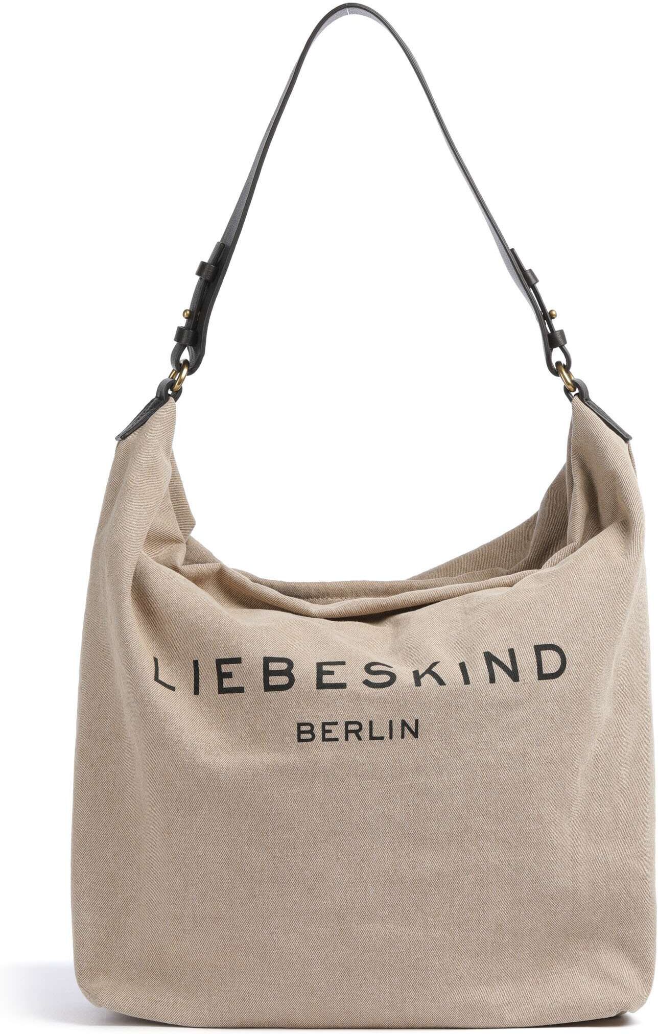 Liebeskind Clea Denim Beuteltasche, braun