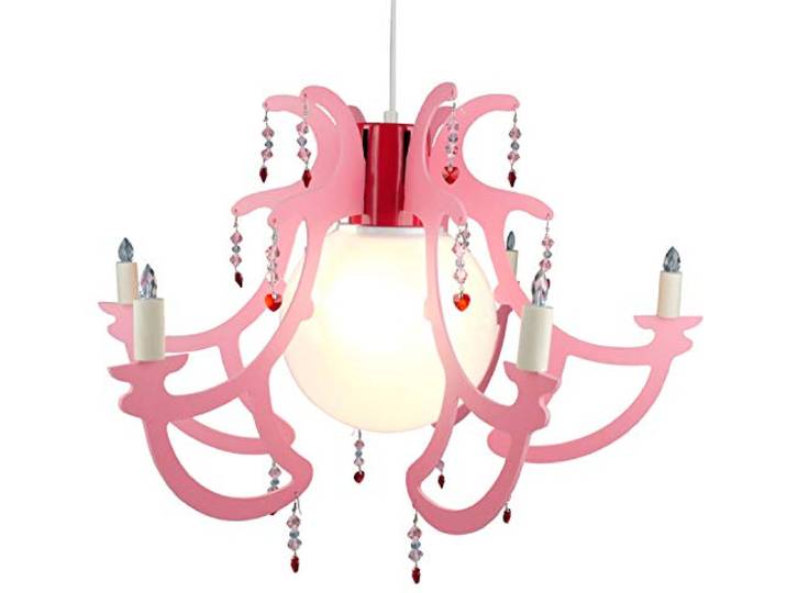 Niermann Standby 179 Lumière Pendante Lustre Rosata pour Enfants Rose 55 x 55 x 40 cm