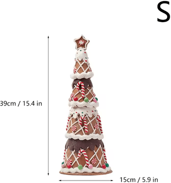 Inspire Curations Candy Christmas Tree Ornament Soft Clay Fairy Tale Desktop Decor deep Sapphire