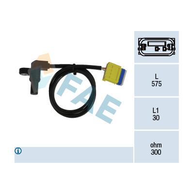 FAE Drehzahlsensor, Automatikgetriebe 79223 für Citroën RENAULT