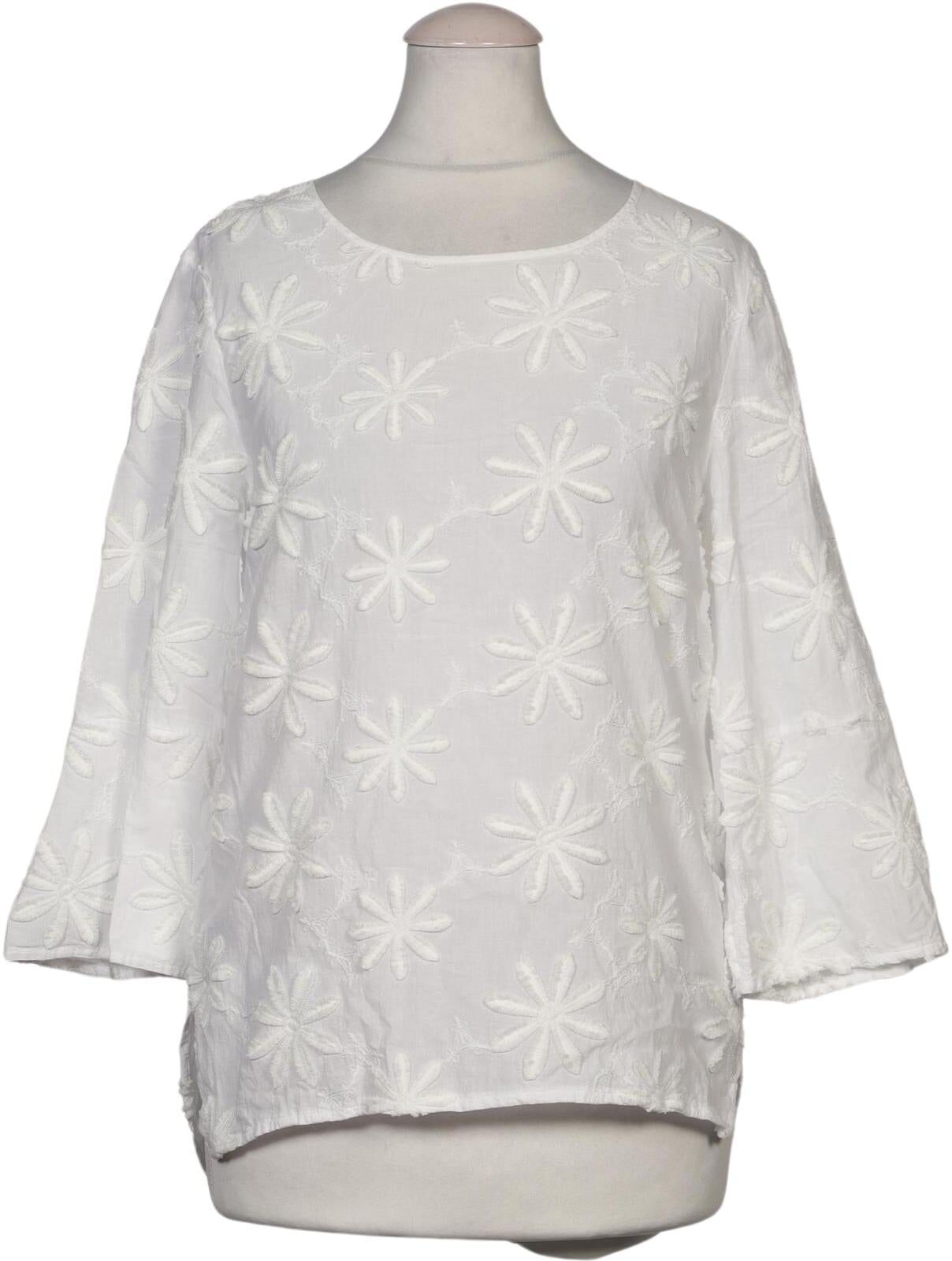 Herzensangelegenheit Damen Bluse, Weiß, Gr. EU 34, Baumwolle - Second Hand
