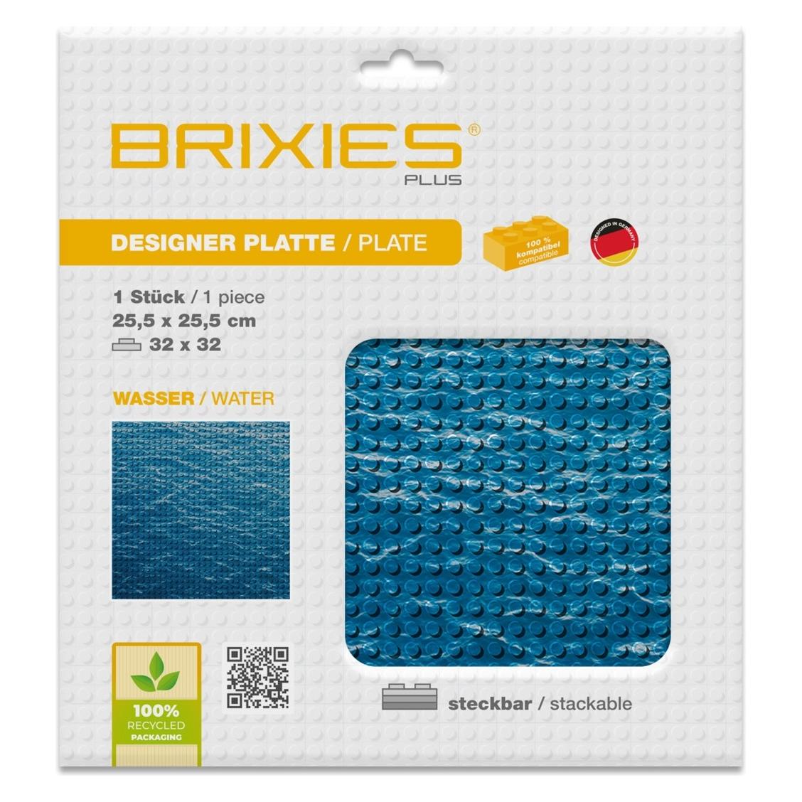 Brixies Bauplatte 32x32 Wasser (225.001)